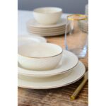 Porser Zincir Altın Yaldız Yemek Takımı 6 Kişilik 24 Parça ZNC24YKALT - Görsel 5