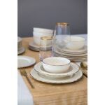 Porser Costa Altın Yaldız Yemek Takımı 6 Kişilik 24 Parça COS24YKALT