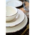 Porser Costa Altın Yaldız Yemek Takımı 6 Kişilik 24 Parça COS24YKALT - Görsel 2