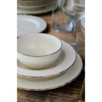 Porser Costa Altın Yaldız Yemek Takımı 6 Kişilik 24 Parça COS24YKALT - Görsel 3