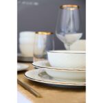 Porser Costa Altın Yaldız Yemek Takımı 6 Kişilik 24 Parça COS24YKALT - Görsel 5