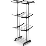 Perilla 3 Katlı Çamaşır Kurutucu Kolay Temizlenebilir Yüzey ile Hijyenik Deneyim Sunar