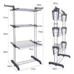 Perilla 3 Katlı Çamaşır Kurutucu Kolay Temizlenebilir Yüzey ile Hijyenik Deneyim Sunar - Görsel 4