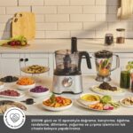 Karaca Mastermaid Power 10 In 1 Mutfak Robotu Silver - Görsel 3