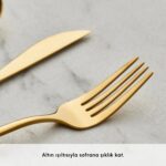 Karaca Orion Shiny Gold 30 Parça 6 Kişilik Çatal Kaşık Bıçak Seti - Görsel 5