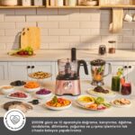 Karaca Mastermaid Power Multifunctional 10 in 1 Rosegold Gıda Hazırlama Seti - Görsel 3