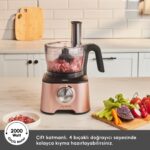 Karaca Mastermaid Power Multifunctional 10 in 1 Rosegold Gıda Hazırlama Seti - Görsel 4