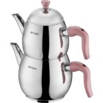 Emsan Duru Maxi Çaydanlık Takımı Pembe 1.25 - 2.5 Lt - Görsel 3