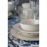 Porser Costa Platin Yaldız Yemek Takımı 6 Kişilik 24 Parça COS24YKPLT