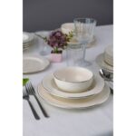 Porser Zincir Platin Yaldız Yemek Takımı 6 Kişilik 24 Parça ZNC24YKPLT - Görsel 3