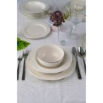 Porser Zincir Platin Yaldız Yemek Takımı 6 Kişilik 24 Parça ZNC24YKPLT - Görsel 5