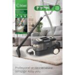 Kiwi KCC-4325W Siyah Pencere Temizleme Aparatlı Koltuk Halı Yıkama ve Makinesi