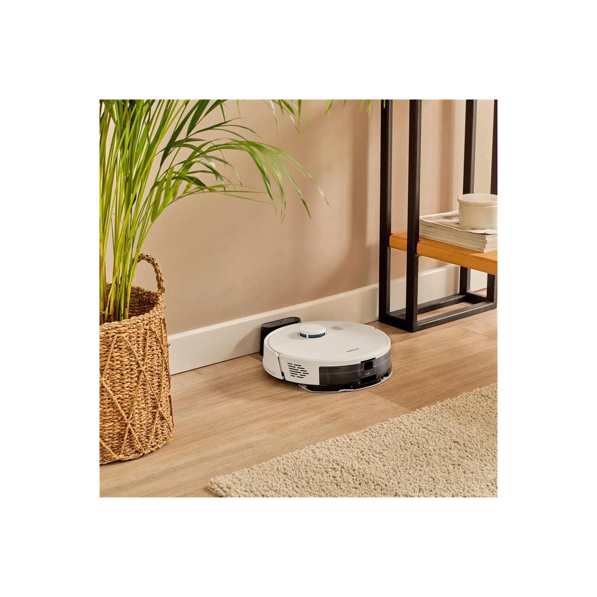 110001027883598.jpg Homend Alex Laser 1291H Moplu ve Haritalamalı 5 Kpa Robot Süpürge Beyaz 2025 - Görsel 1