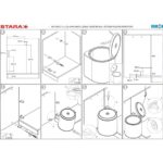 Hızır Starax Paslanmaz Çelik Dolap Içi Çöp Kovası – 10 Litre | Mutfak Içi Monte Edilebilir, Kapaklı,pratik - Görsel 2