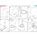 Hızır Starax Paslanmaz Çelik Dolap Içi Çöp Kovası – 10 Litre | Mutfak Içi Monte Edilebilir, Kapaklı,pratik - Görsel 3