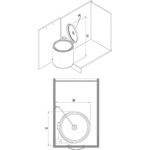 Hızır Starax Paslanmaz Çelik Dolap Içi Çöp Kovası – 10 Litre | Mutfak Içi Monte Edilebilir, Kapaklı,pratik - Görsel 4