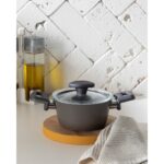English Home Pretty  Mini Tencere 14 cm Gri - Görsel 4
