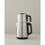 English Home CMK 6010 Inox Çay Makinesi ve Kettle Siyah-Krom