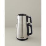 English Home CMK 6010 Inox Çay Makinesi ve Kettle Siyah-Krom - Görsel 3