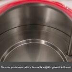 Karaca Retro Su Isıtıcısı Kettle 2202 Kırmızı 2200W - Görsel 5