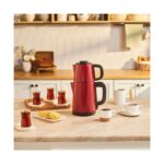 Karaca Tea Break 2 In 1 Çelik Çay Makinesi Rudolph Red
