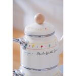 Acar Made With Love Emaye Mini Çaydanlık Takımı - Görsel 2