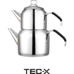 Tec-X Nero Midi Boy Çaydanlık (1 Lt. - 2 Lt.) Orta Boy Paslanmaz Çelik - Görsel 2