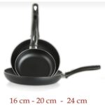 Ateşing Ateş Shop 3 Lü Yanmaz Yapışmaz Teflon Tava 16-20-24