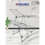 Cıngıllıoğlu CC-405 Crystal Lux Çift Katlı Alüminyum Kalın Borulu Çamaşır Kurutma Askısı - Görsel 2