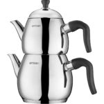 Emsan Duru Midi Çaydanlık Takımı Siyah 1.0 - 2.0 Lt - Görsel 2