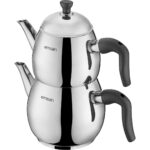 Emsan Duru Midi Çaydanlık Takımı Siyah 1.0 - 2.0 Lt - Görsel 3