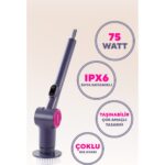 Kumtel 9in1 Şarjlı Çok Amaçlı Temizlik Fırçası Seti Hscr-01 - Görsel 5