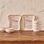 Bella Maison Croque Seramik 8 Parça 2 Kişilik Tost Kahvaltı Takımı Kahverengi