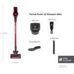 Karaca Vantuz Power Up Dikey Süpürge – Powermax Motor, Airmax Cyclone, HEPA Filtre, Park & Go, 0,6 L Toz Haznesi ile Güçlü Temizlik - Görsel 3