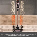 Karaca Vantuz Power Up 350 W Dikey Süpürge Rosegold - Görsel 3