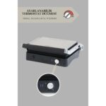 Arnell Primo Tost Makinesi | 2000w Güç | Yapışmaz Plaka | Yağ Hazneli Termostatlı Tost Makinası - Görsel 4