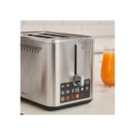 Karaca Color Touch Renkli Dijital Ekranlı Inox Ekmek Kızartma Makinesi 2 Dilim Kapasiteli 950 W - Görsel 4