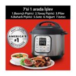 Instant Pot Duo 80 7.6 Lt 7 Sı 1 Arada Akıllı Pısırıcı Buharlı Pısırıcı