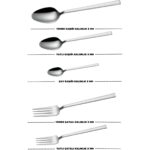 Lugga Doğa Yemek - Tatlı Çatal Kaşık ve Çay Kaşık Takımı 6 Kişilik 30 Parça - Görsel 3