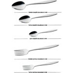 Lugga Ceyda Yemek - Tatlı Çatal Kaşık ve Çay Kaşık Takımı 6 Kişilik 30 Parça - Görsel 2