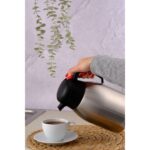 Penguen 1200A - 2 Litre Paslanmaz Çift Kat Çelik Çay Termosu - Görsel 5