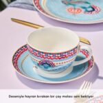 Karaca Forever Bone Spello 26 Parça 6 Kişilik Kahvaltı Takımı Blue - Görsel 5