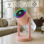 Mioji Mio AH8 Taşınabilir 2000mAh RGB 280ml Hava Nemlendirici - Pembe