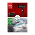 Kiwi Kats-12 2'si 1 Arada Katlanabilir Ütü ve Saç Kurutma Makinesi Dahil Seyahat Seti