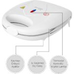 Awox Sole Seramik Tost Makinesi Mini Tost Makinesi - Görsel 2