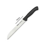 Pirge Ecco Ekmek Bıçağı Pro Dişli - Siyah / 17,5 cm - Görsel 4