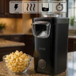 Mioji Mio POPX1 Yağsız Kompakt Mısır Patlatma Makinesi - Siyah