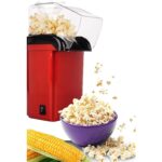 Tilbe Home Popcorn Mısır Makinesi Yağsız Mısır Patlatma Makinası 1200W Elektrikli Sıcak Havalı Mısır Makinesi - Görsel 2