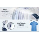 Sinbo 1500 W Buharlı Ütü - Seramik Taban, Dikey Buhar, Ayarlanabilir Isı ve Kireç Önleme Sistemi - Görsel 2