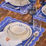 Bella Maison Marine Porselen 24 Parça 6 Kişilik Yemek Takımı Mavi